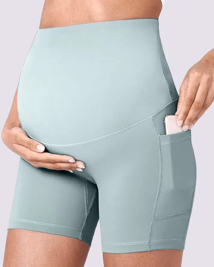 Short de Grossesse d’Été – Léger, Doux et Pratique avec Poches