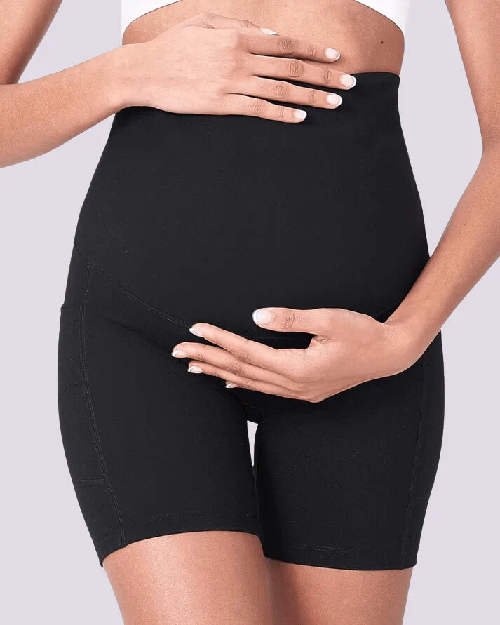 Short de Grossesse d’Été – Léger, Doux et Pratique avec Poches