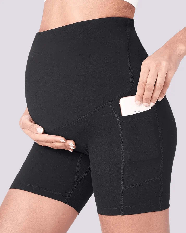 Short de Grossesse d’Été – Léger, Doux et Pratique avec Poches