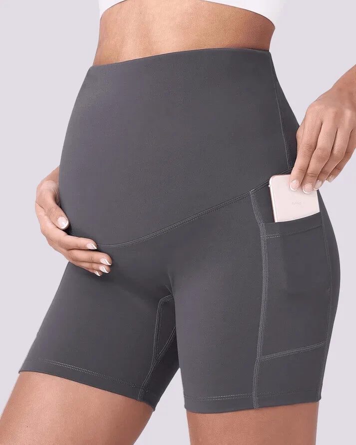 Short de Grossesse d’Été – Léger, Doux et Pratique avec Poches