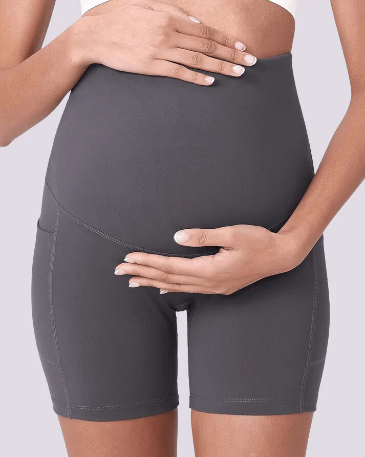 Short de Grossesse d’Été – Léger, Doux et Pratique avec Poches